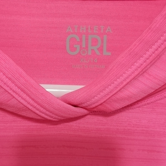 𝅺ATHLETA Girl, Hoodie, Color Pink, Size XL/14 - Picture 6 of 14